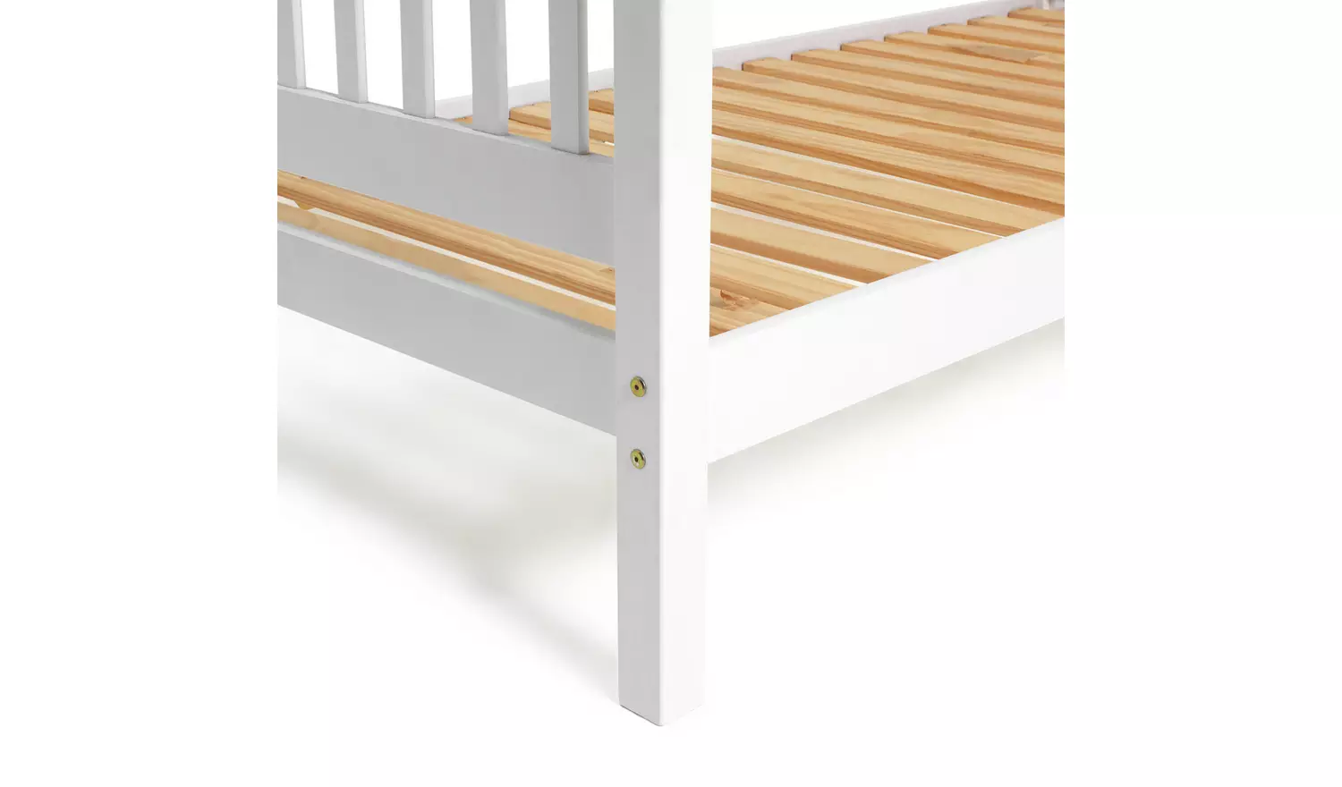 Habitat Noah Single Bed Frame and Kids Mattress - White