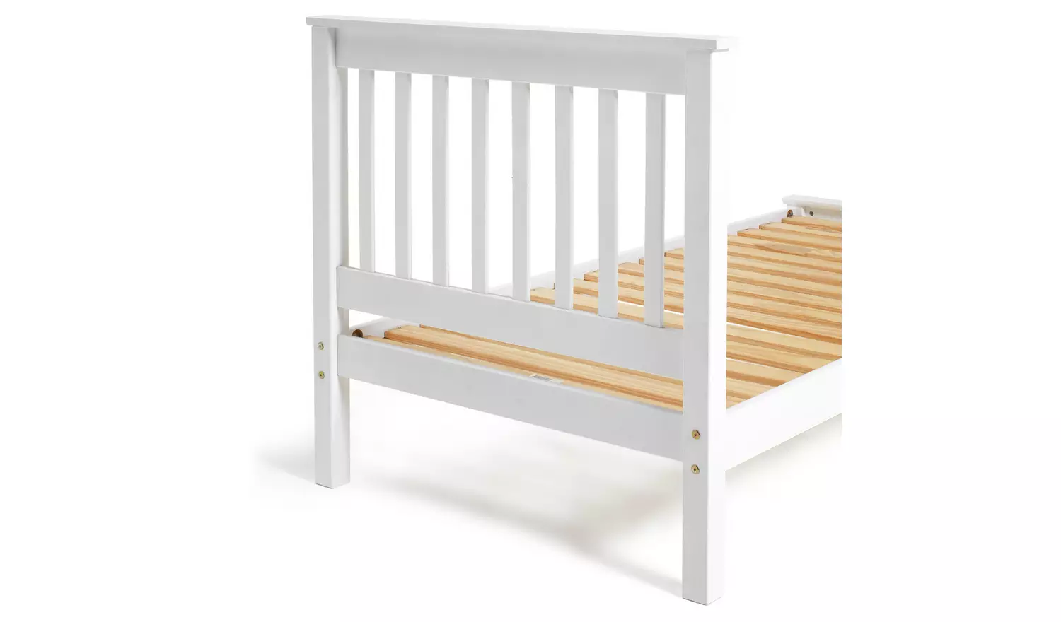 Habitat Noah Single Bed Frame and Kids Mattress - White