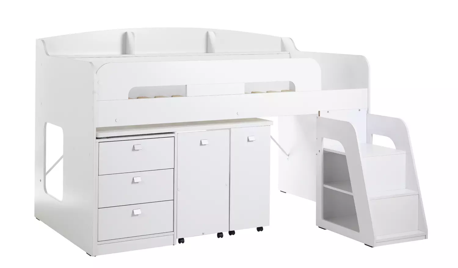 Habitat Ultimate Storage Mid Sleeper Bed Frame - White