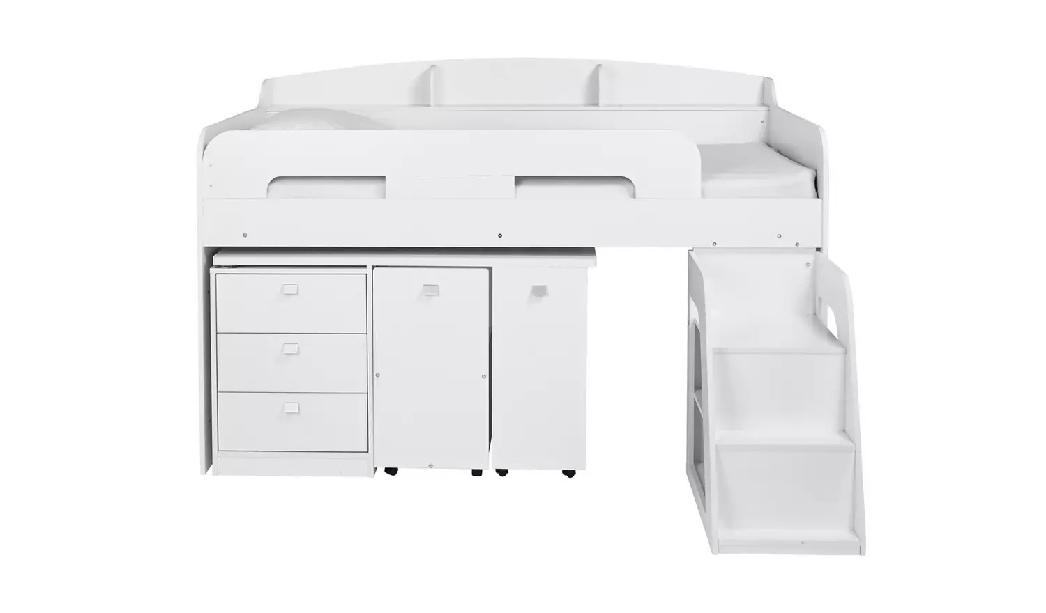 Habitat Ultimate Storage Mid Sleeper Bed Frame - White