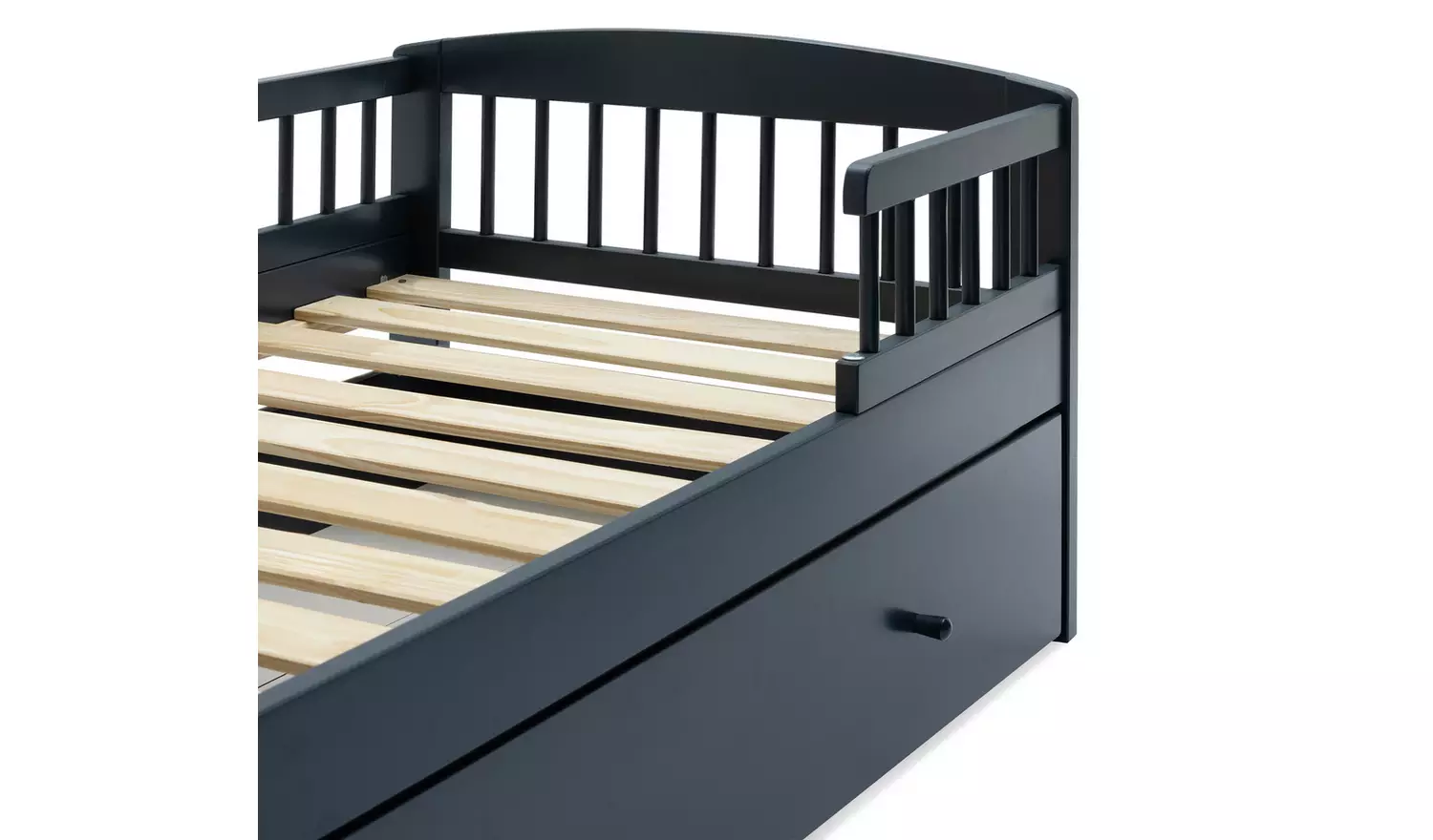 Argos Home Jesse Toddler Bed With Drawer - Ink Blue