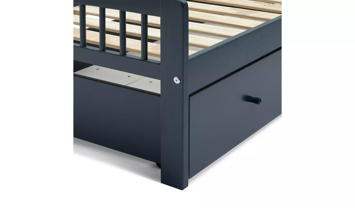 Argos Home Jesse Toddler Bed With Drawer - Ink Blue