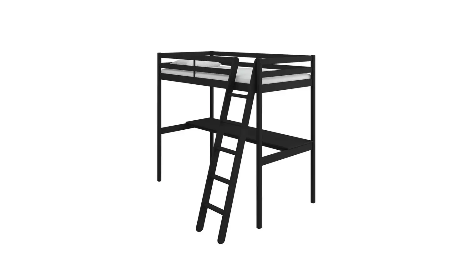 Argos Home Gaming High Sleeper Frame With Desk – Black
