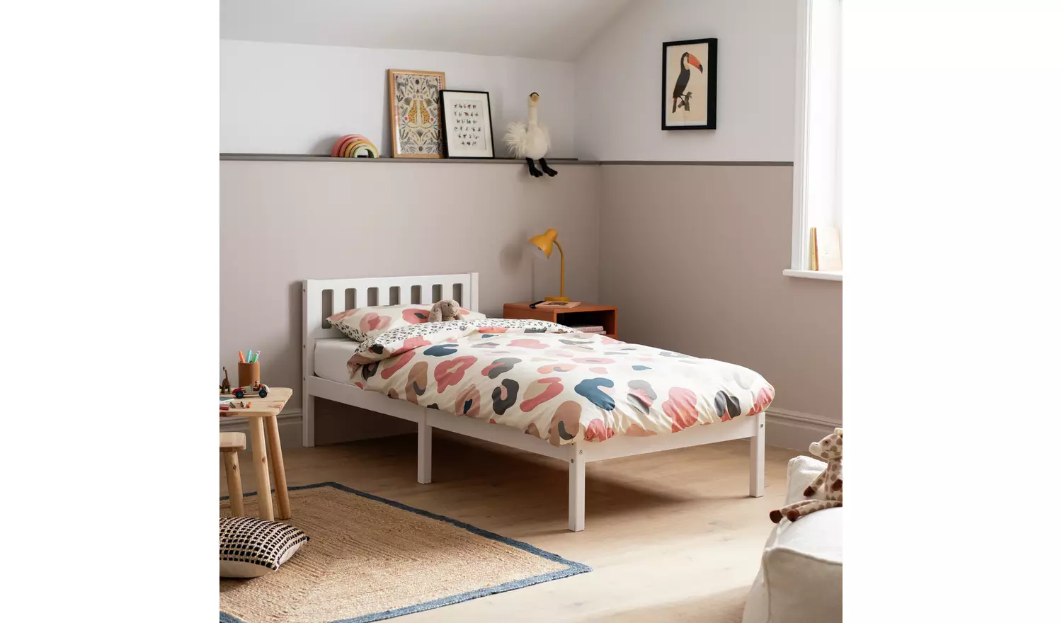 Habitat Ronnie Single Bed Frame - White