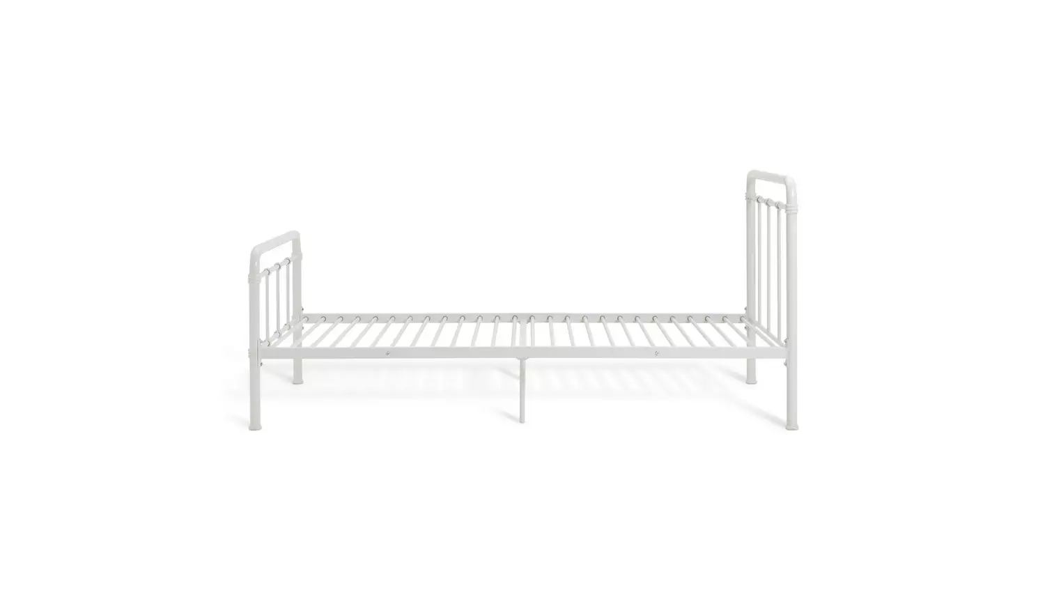 Habitat Kids Agnes Metal Single Bed Frame - White