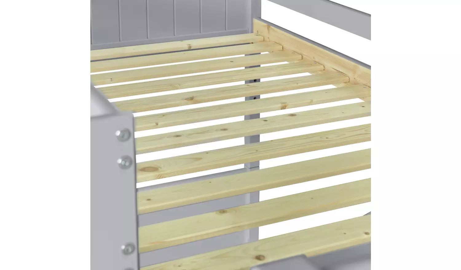 Habitat Detachable Bunk Bed Frame with Drawer - Grey