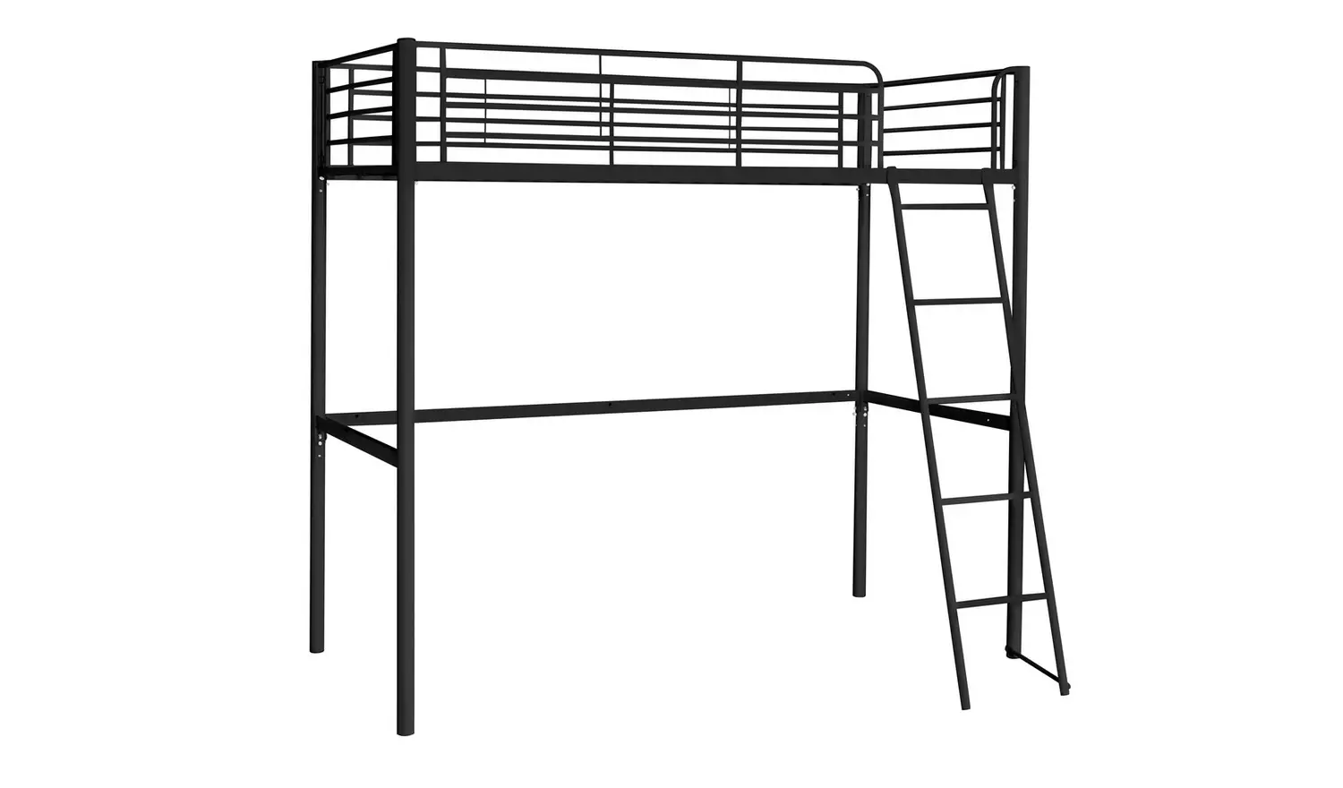 Argos Home Riley High Sleeper Metal Bed Frame - Black