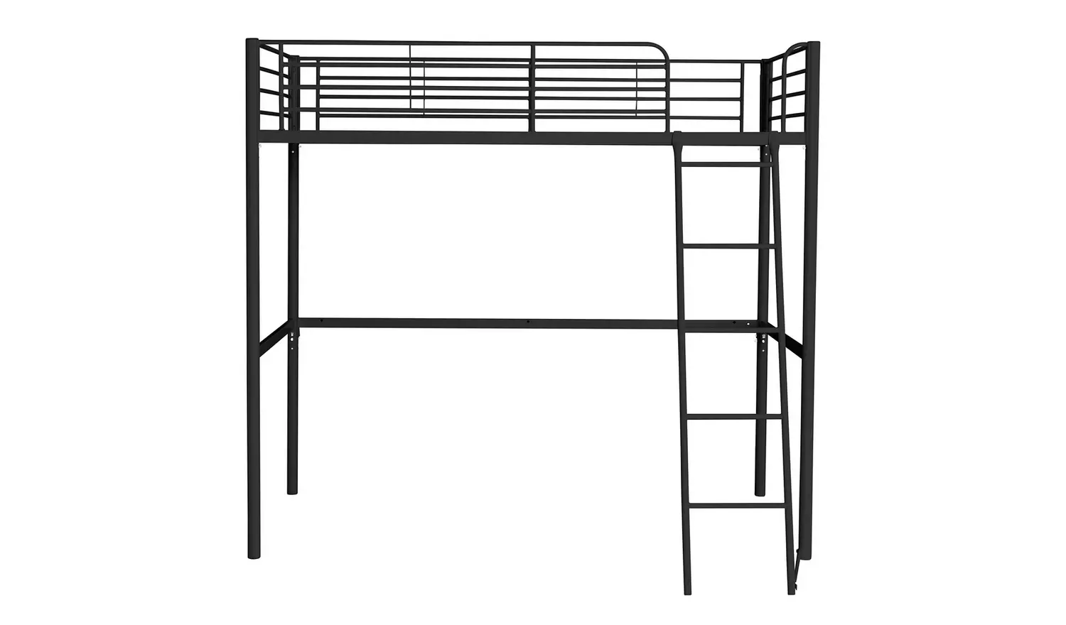 Argos Home Riley High Sleeper Metal Bed Frame - Black