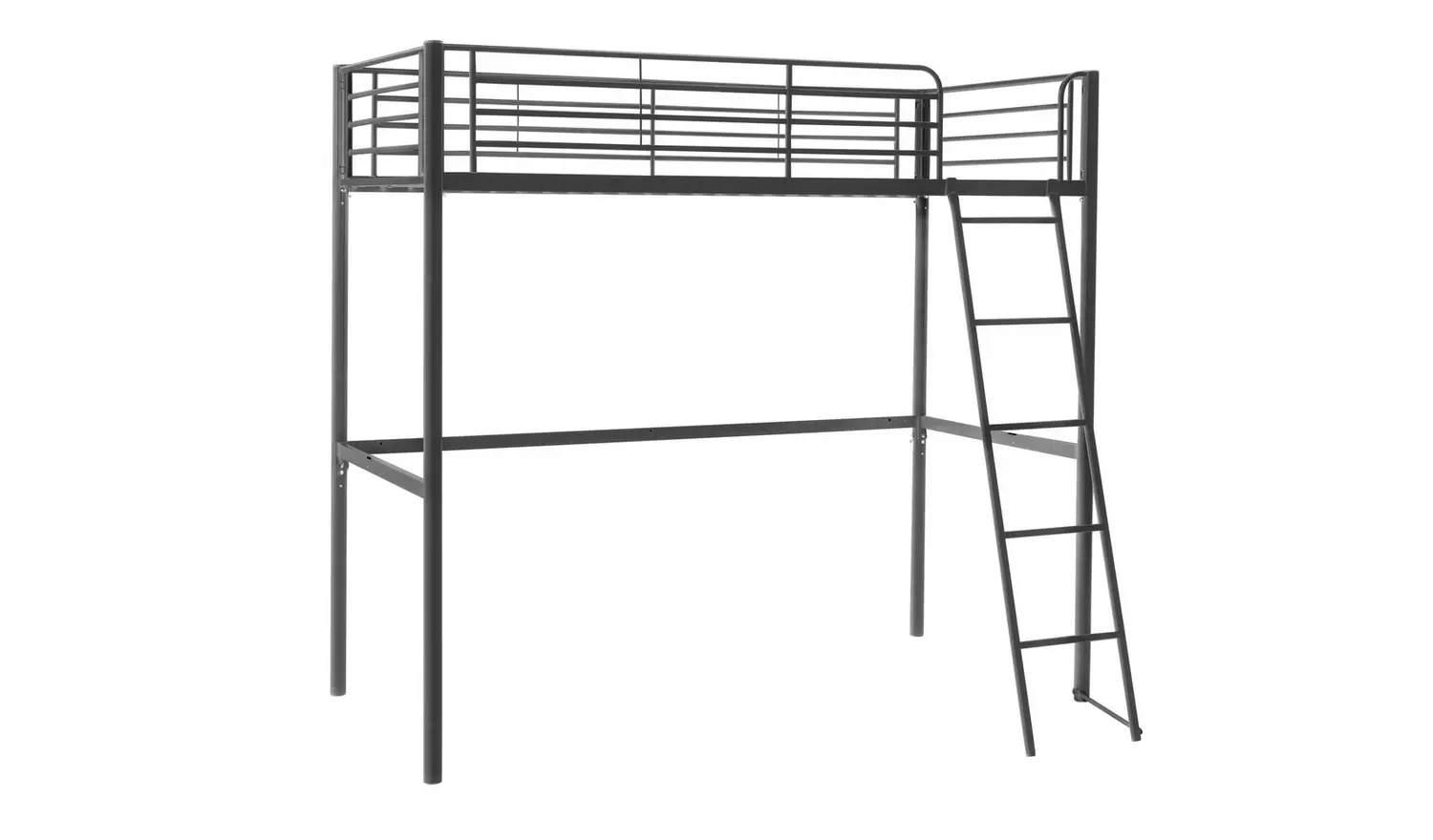 Argos Home Riley High Sleeper Metal Bed Frame - Black
