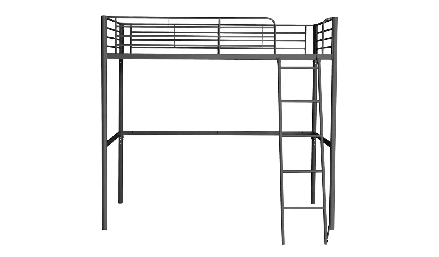 Argos Home Riley High Sleeper Metal Bed Frame - Black