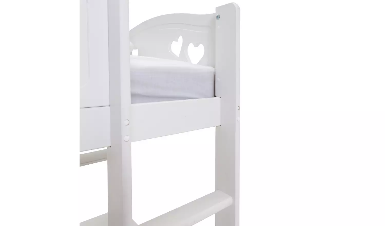Argos Home Mia High Sleeper Bed Frame & Desk - White