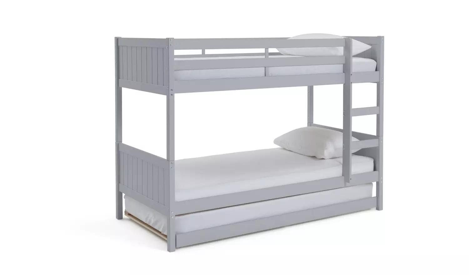 Habitat Detachable Bunk Bed Frame with Trundle - Grey