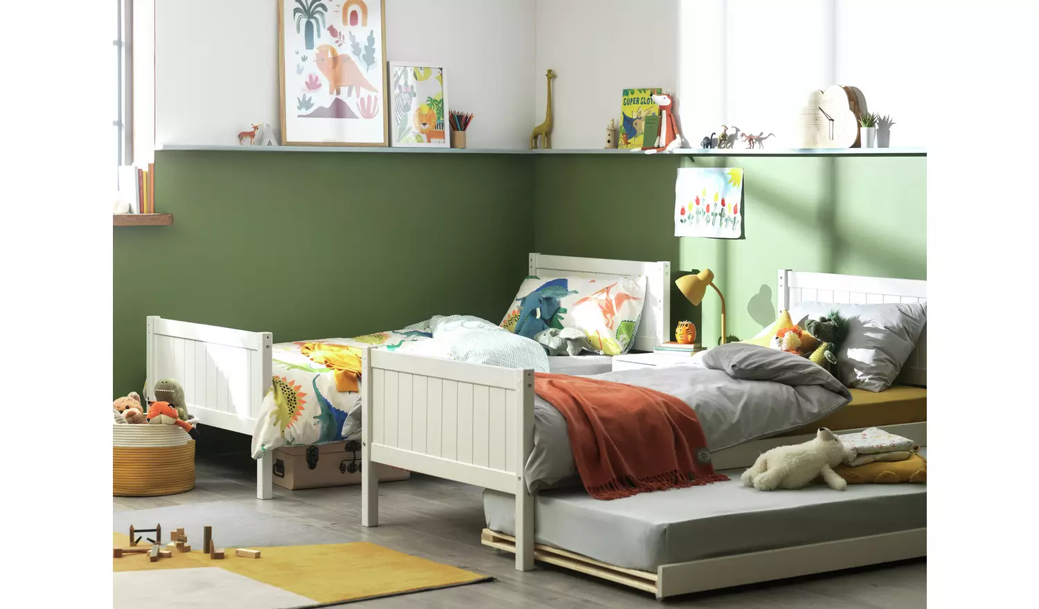 Habitat Detachable Bunk Bed Frame with Trundle - Grey