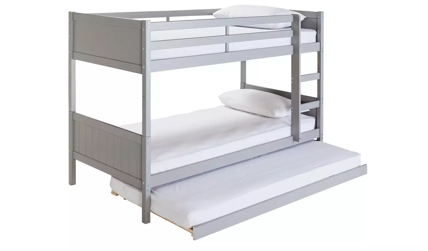 Habitat Detachable Bunk Bed Frame with Trundle - Grey