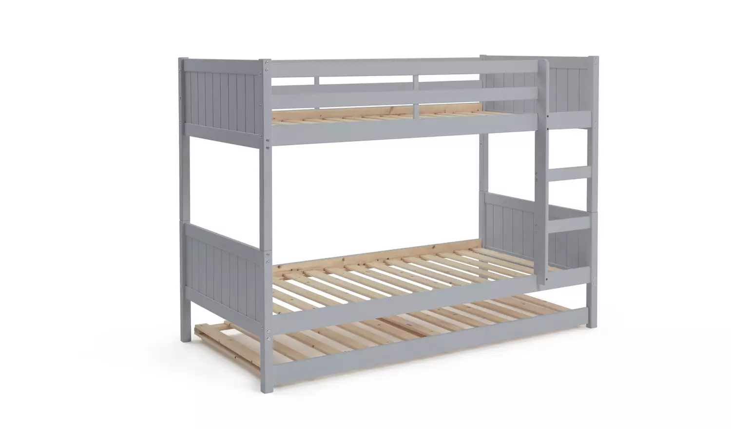 Habitat Detachable Bunk Bed Frame with Trundle - Grey