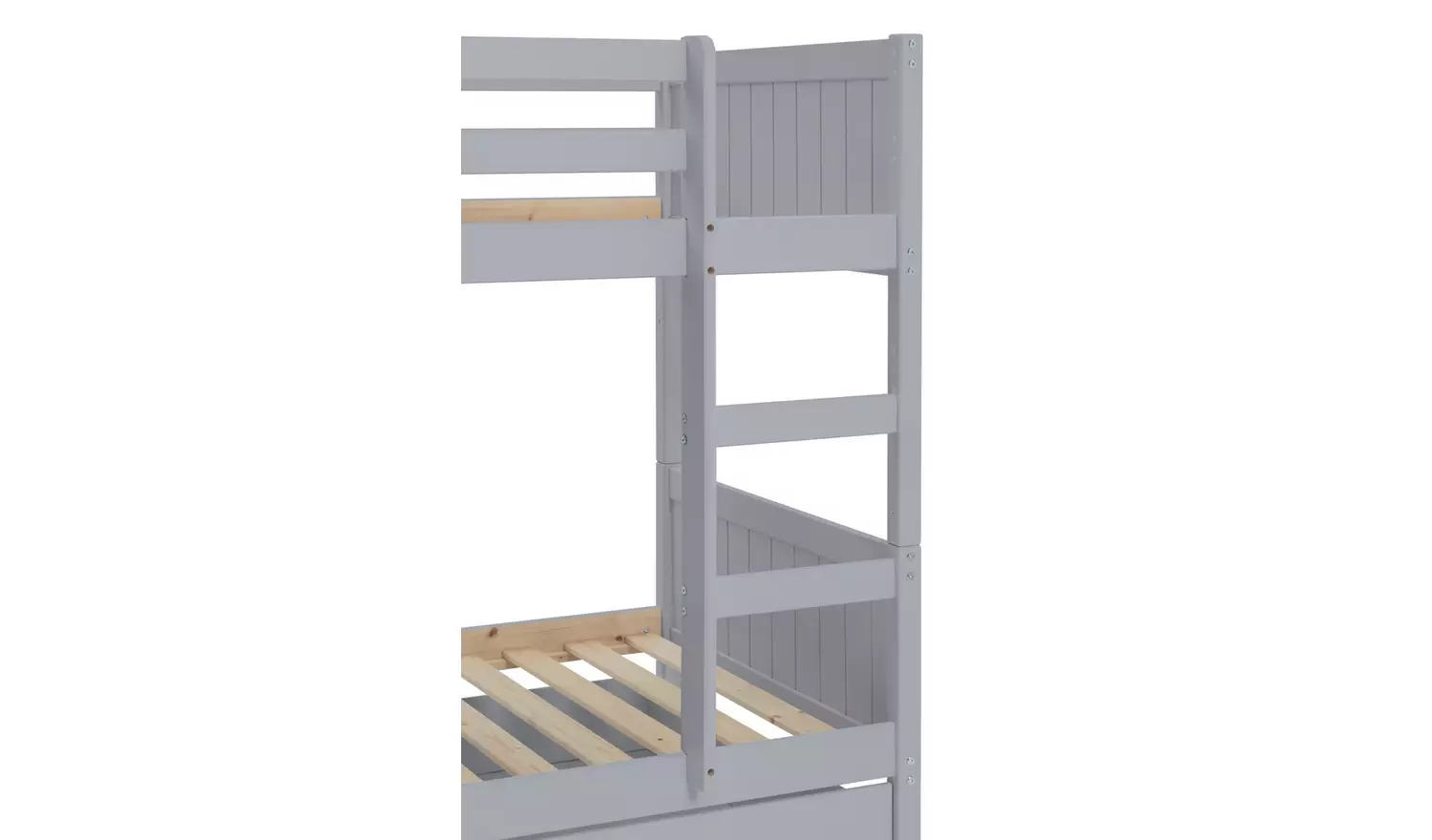 Habitat Detachable Bunk Bed Frame with Trundle - Grey
