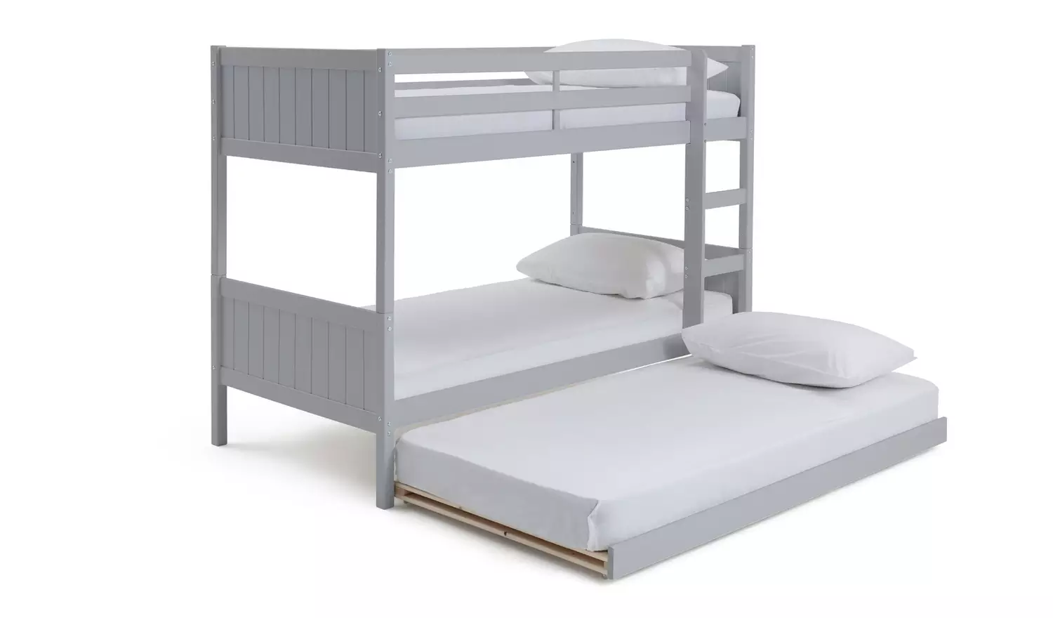 Habitat Detachable Bunk Bed Frame with Trundle - Grey