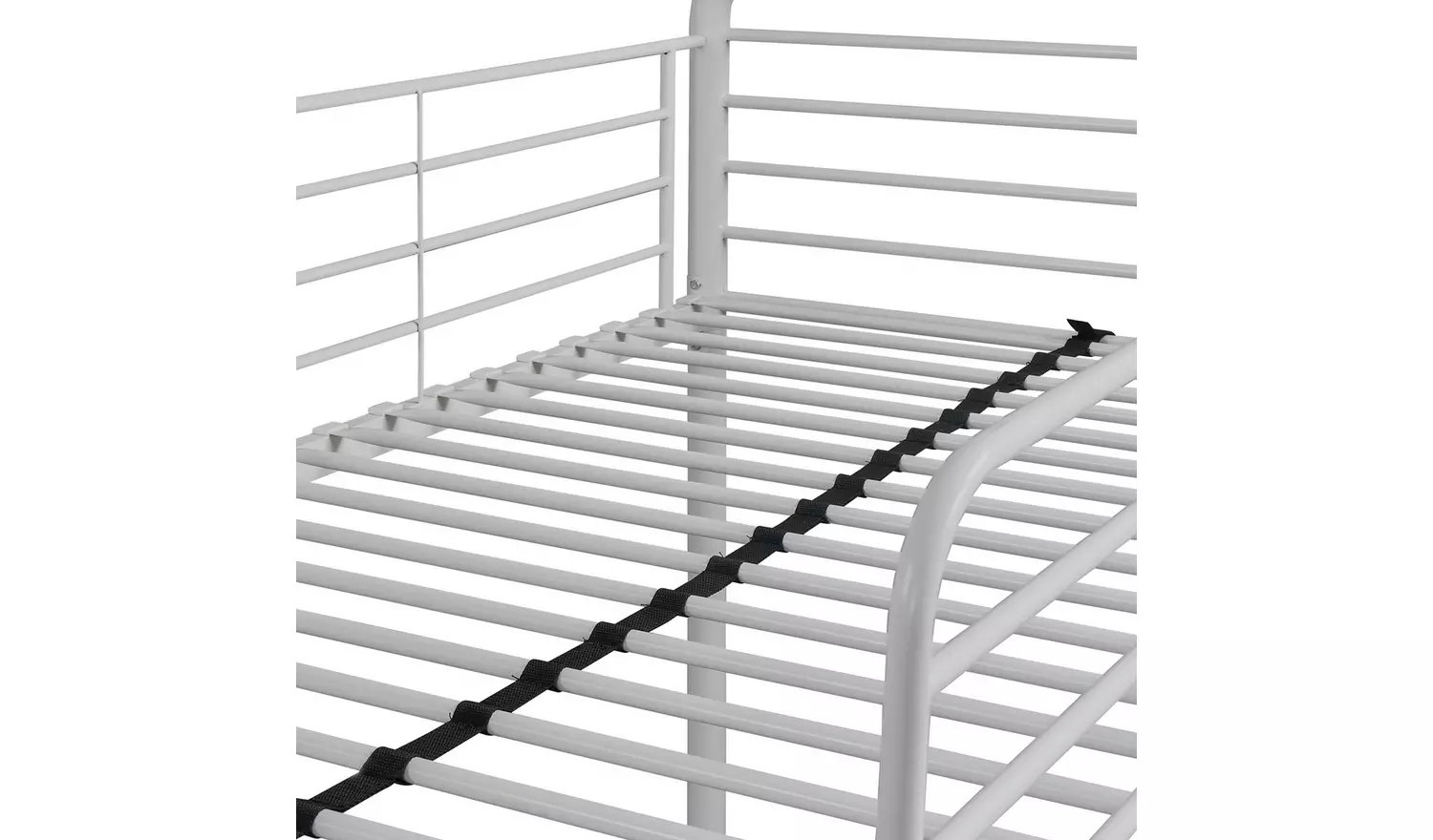 Argos Home Jo Mid Sleeper Metal Bed Frame - Silver