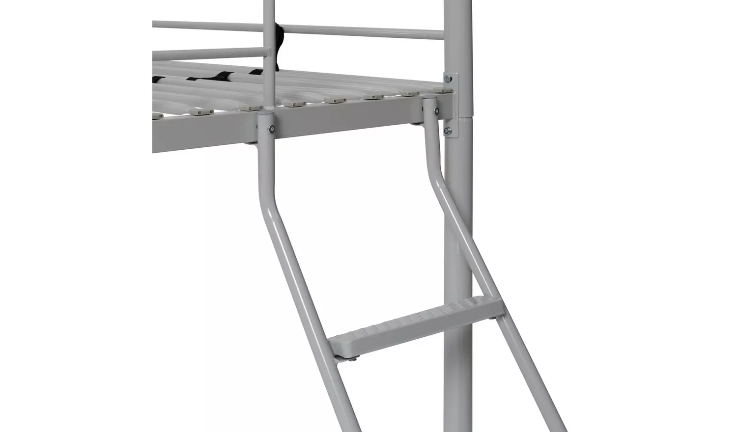 Argos Home Jo Mid Sleeper Metal Bed Frame - Silver