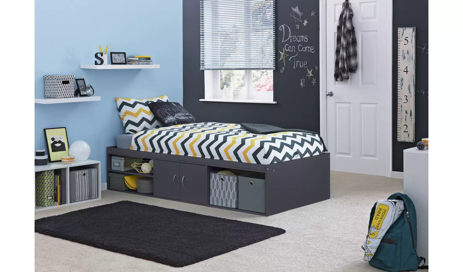 Argos Home Freddie Storage Cabin Bed - Anthracite