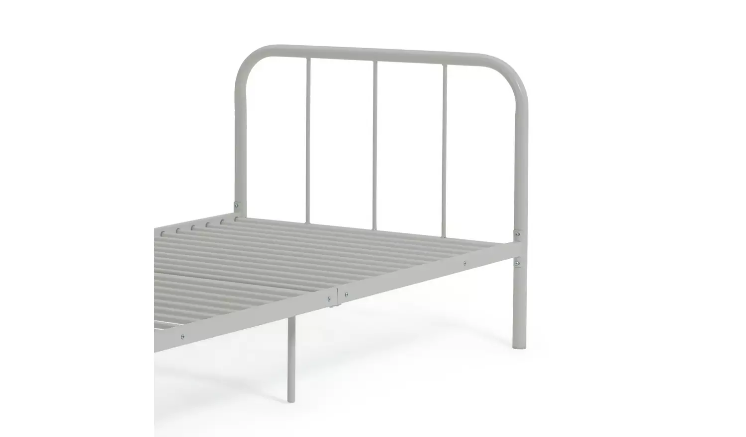Argos Home Charlie Single Metal Bed Frame - White