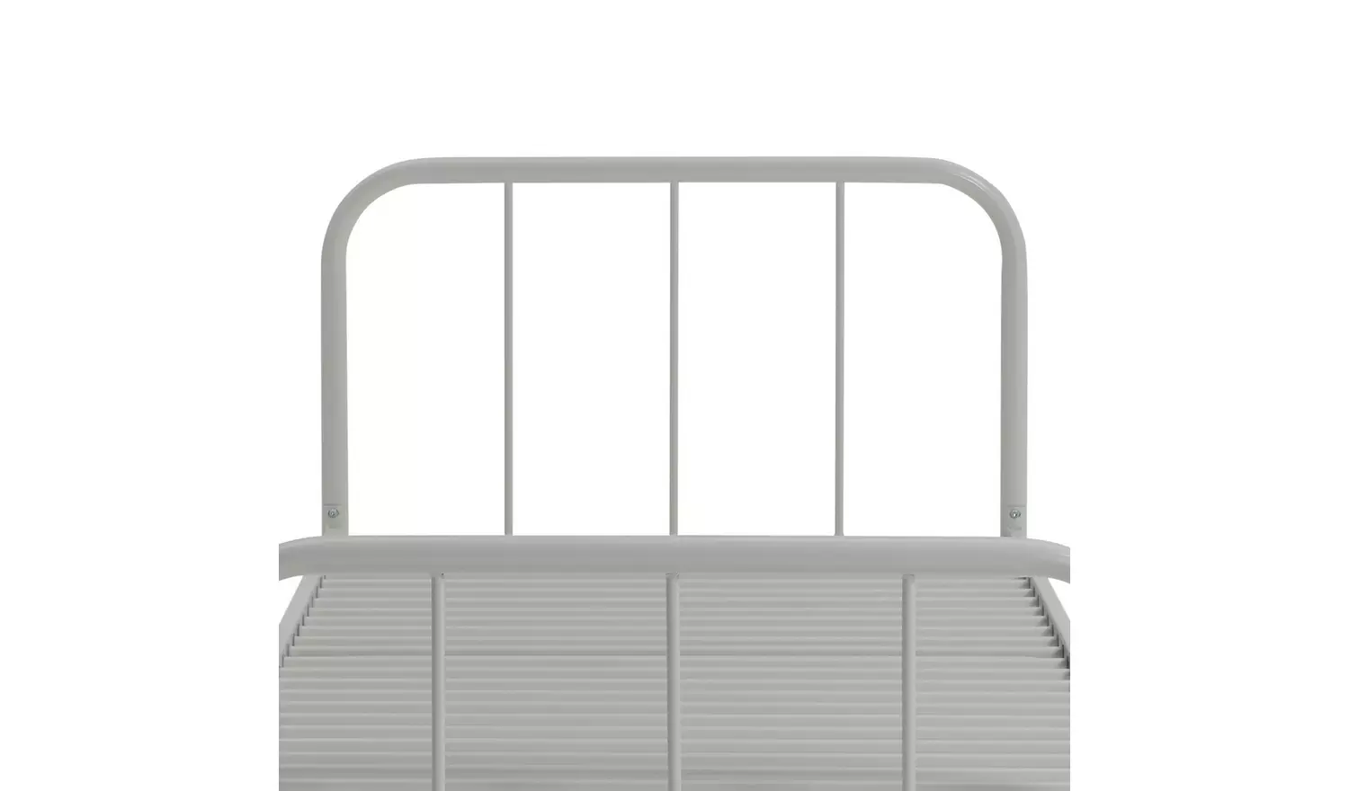 Argos Home Charlie Single Metal Bed Frame - White