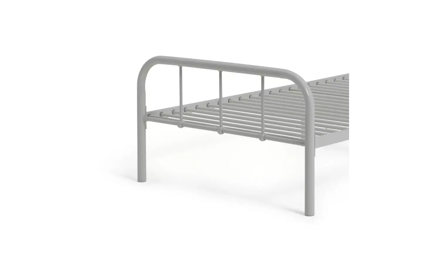 Argos Home Charlie Single Metal Bed Frame - White