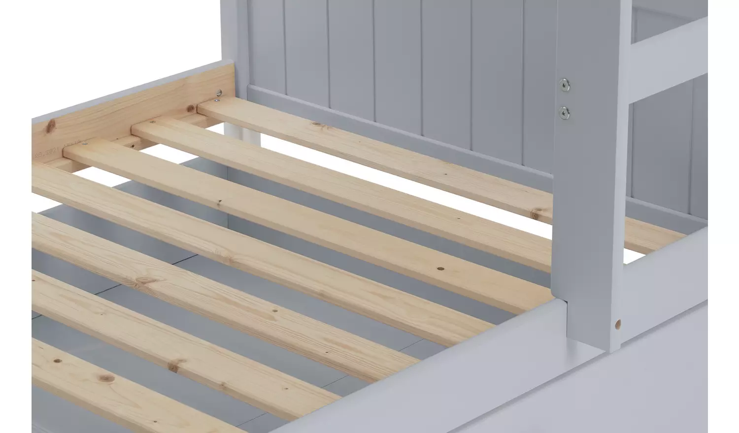 Habitat Detachable Bunk Bed, Trundle & 3 Mattresses -Grey