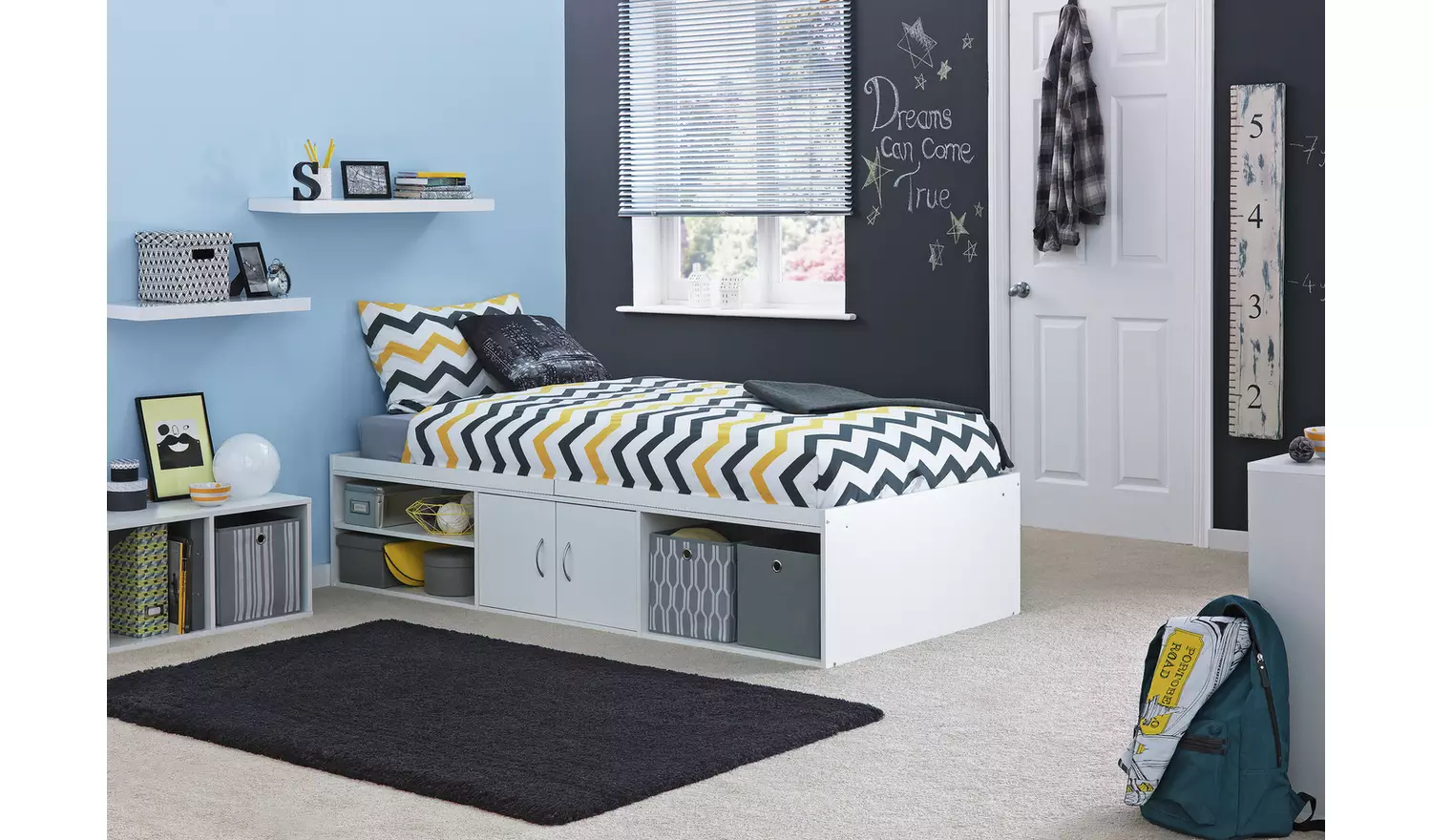 Argos Home Freddie Storage Cabin Bed - White