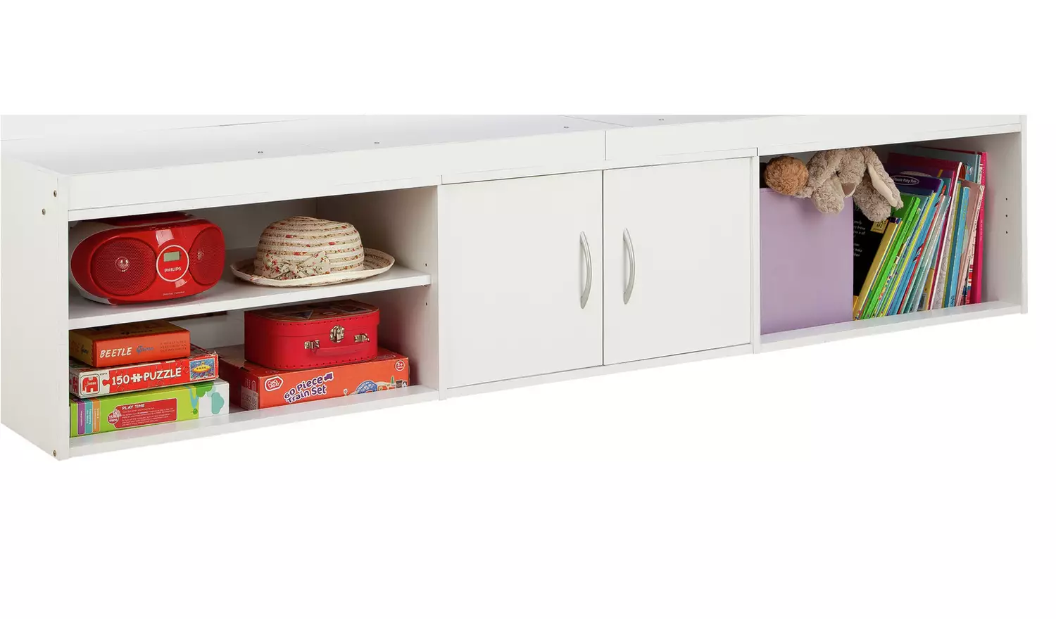 Argos Home Freddie Storage Cabin Bed - White