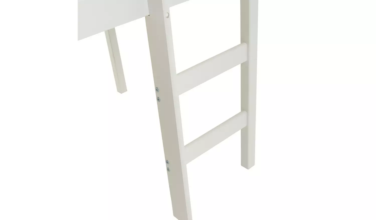 Argos Home Kaycie Mid Sleeper, Slide & Kids Mattress - White