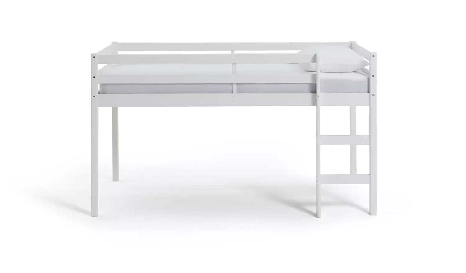 Argos Home Kaycie Mid Sleeper and Kids Mattress - White