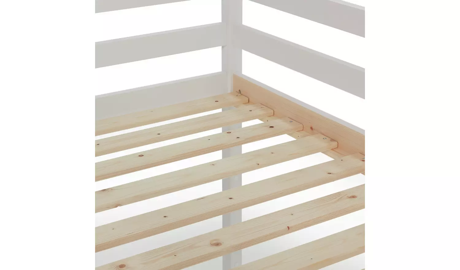 Argos Home Kaycie Mid Sleeper and Kids Mattress - White