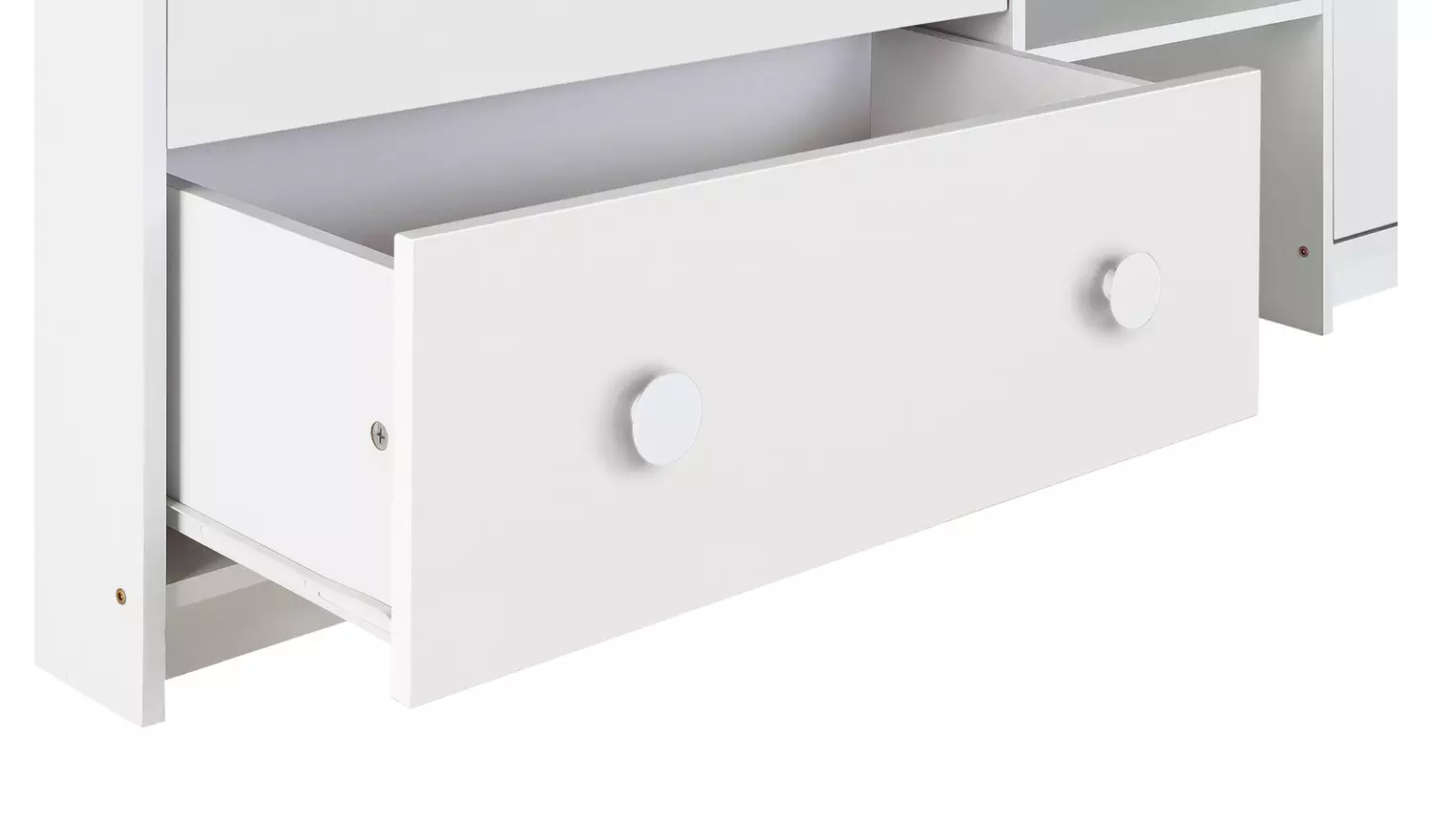 Habitat Jackson Storage Shorty Size Mid Sleeper Bed - White