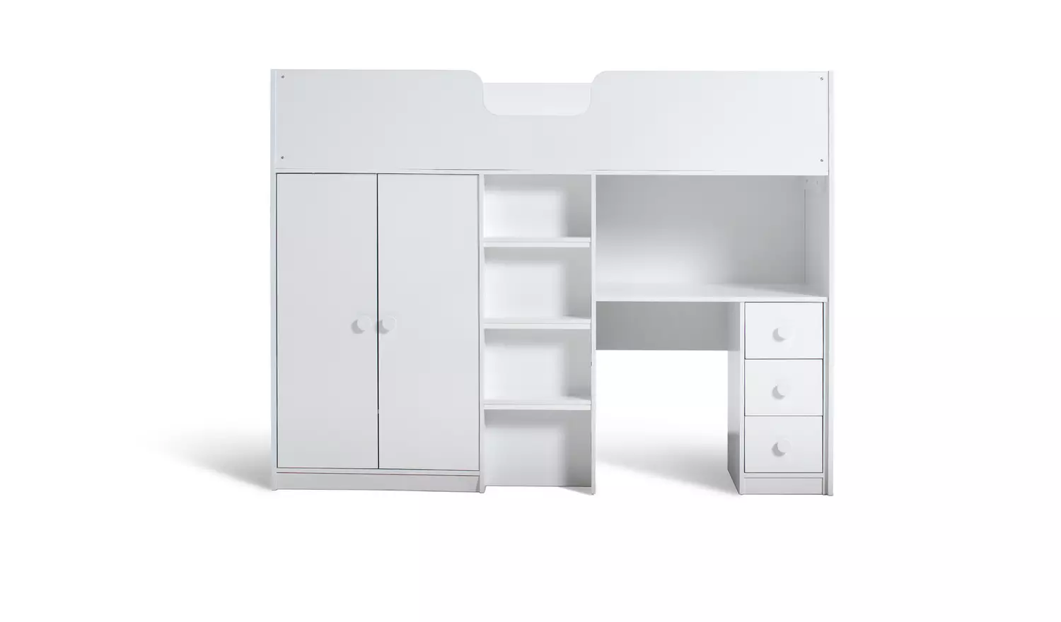 Habitat Jackson Shorty High Sleeper Bed Frame - White