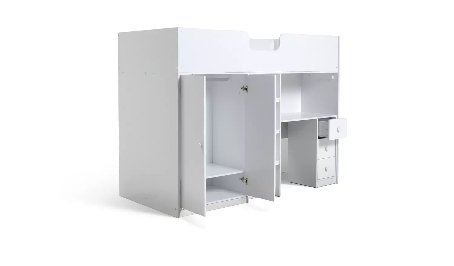 Habitat Jackson Shorty High Sleeper Bed Frame - White