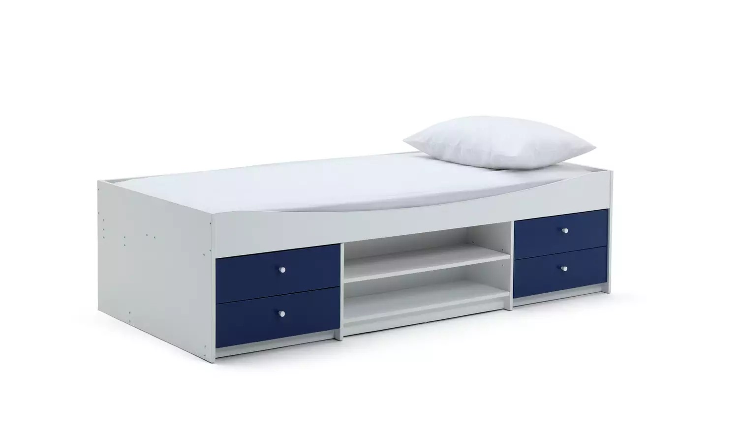 Argos Home Malibu Storage Cabin Bed - Blue & White
