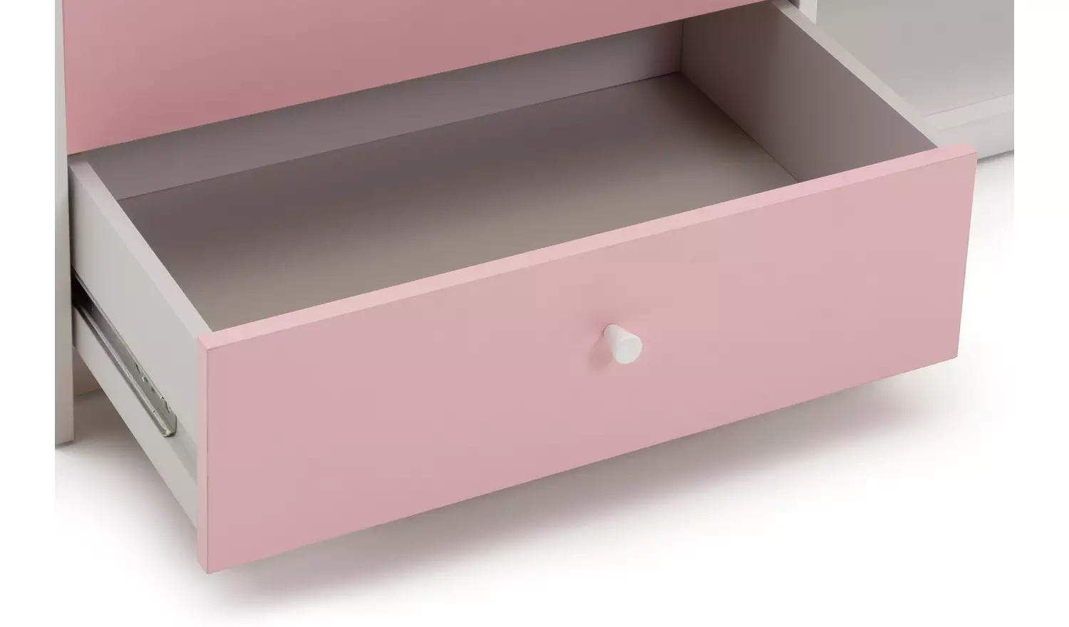 Argos Home Malibu Storage Cabin Bed - Pink & White