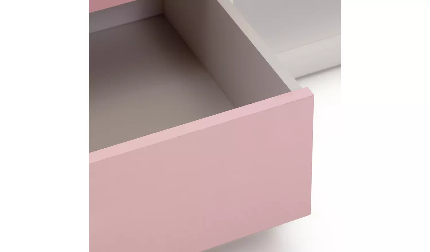 Argos Home Malibu Storage Cabin Bed - Pink & White