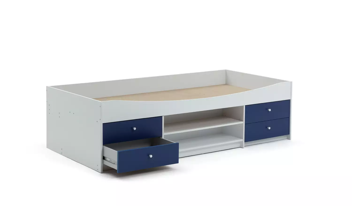 Argos Home Malibu Storage Cabin Bed & Mattress - Blue