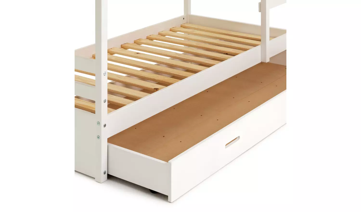 Habitat Rico Bunk Bed, Drawer & 2 Kids Mattresses - White