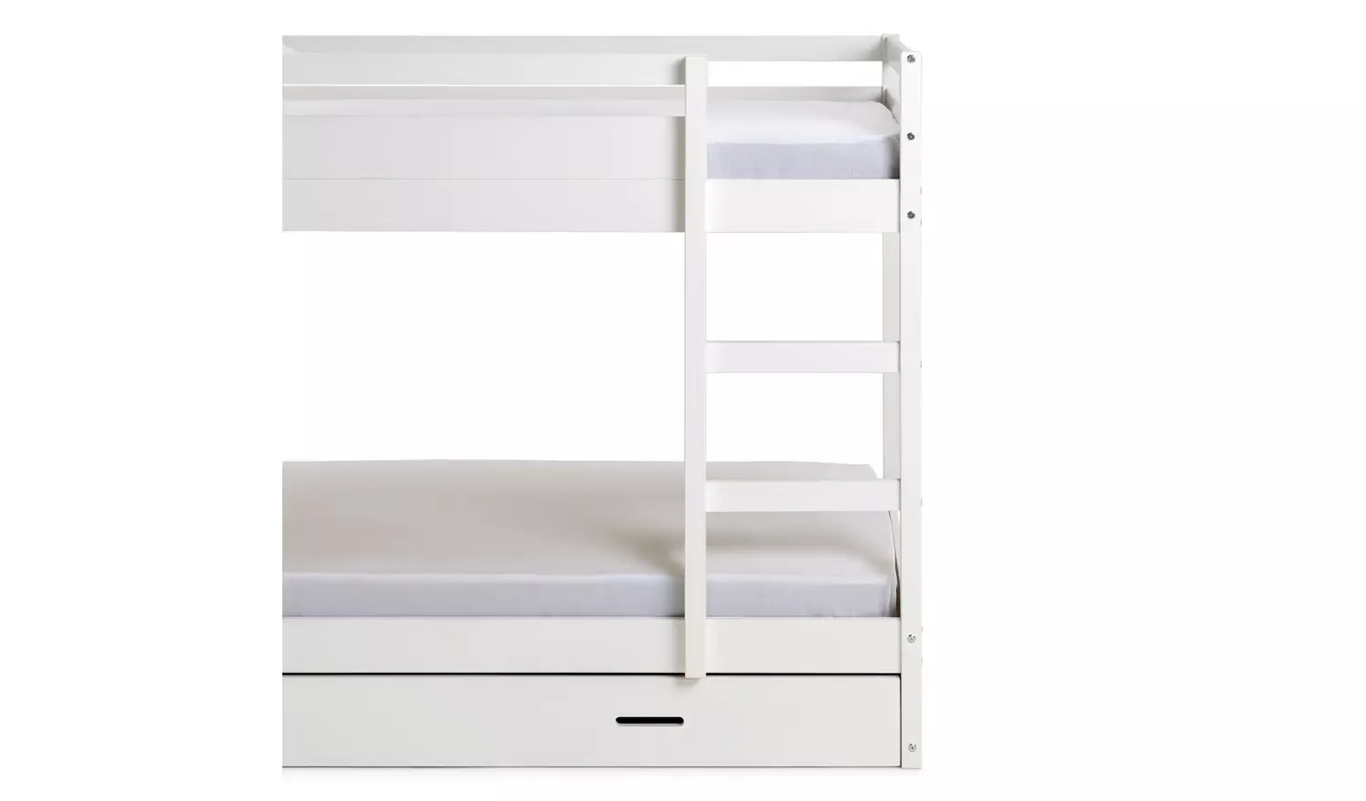 Habitat Rico Bunk Bed, Drawer & 2 Kids Mattresses - White