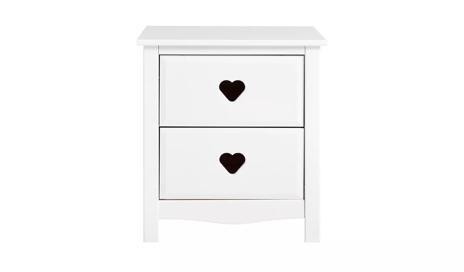 Argos Home Kids Mia 2 Drawer Bedside Table - White
