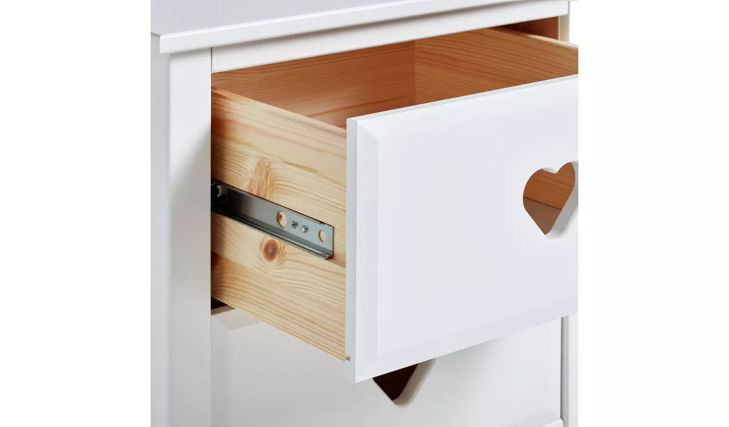 Argos Home Kids Mia 2 Drawer Bedside Table - White