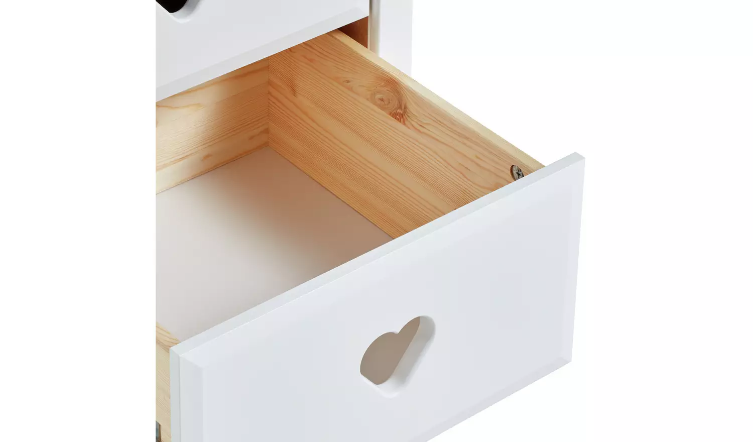 Argos Home Kids Mia 2 Drawer Bedside Table - White