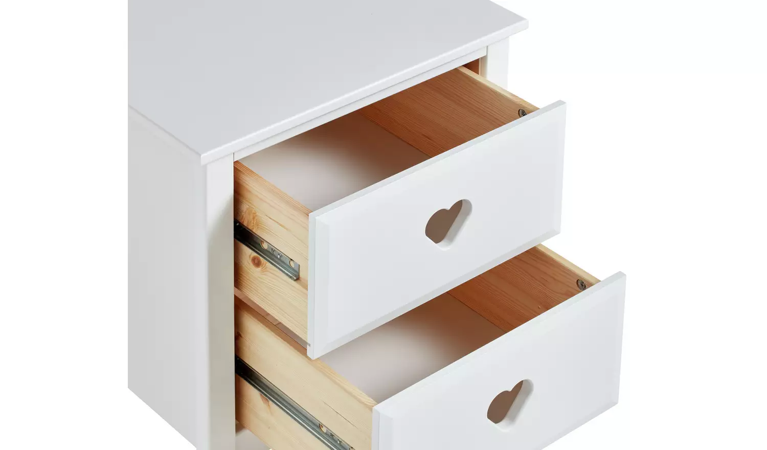 Argos Home Kids Mia 2 Drawer Bedside Table - White
