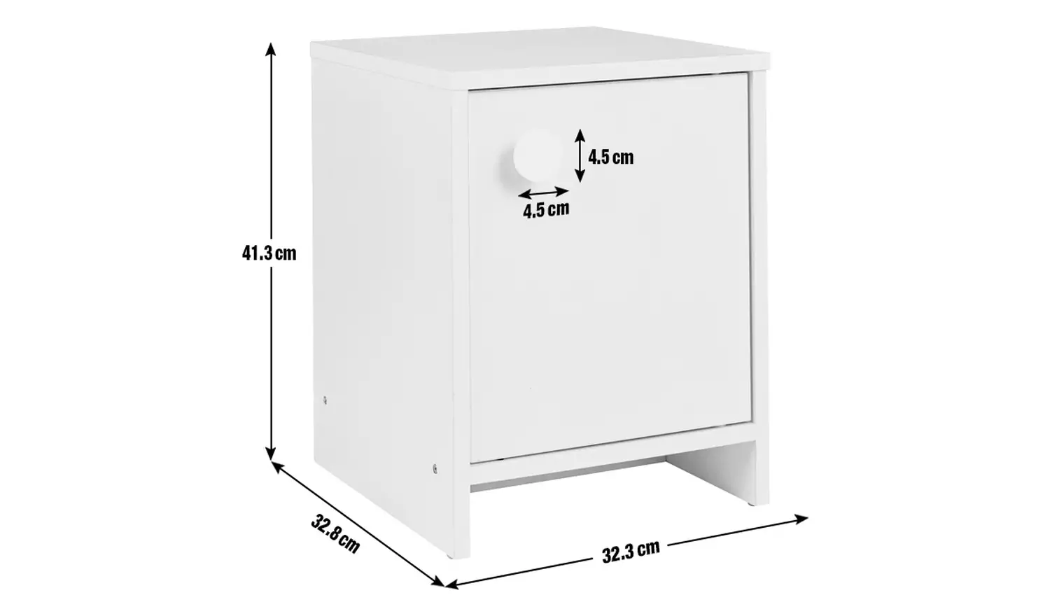 Argos Home Kids Juno Bedside Table -White