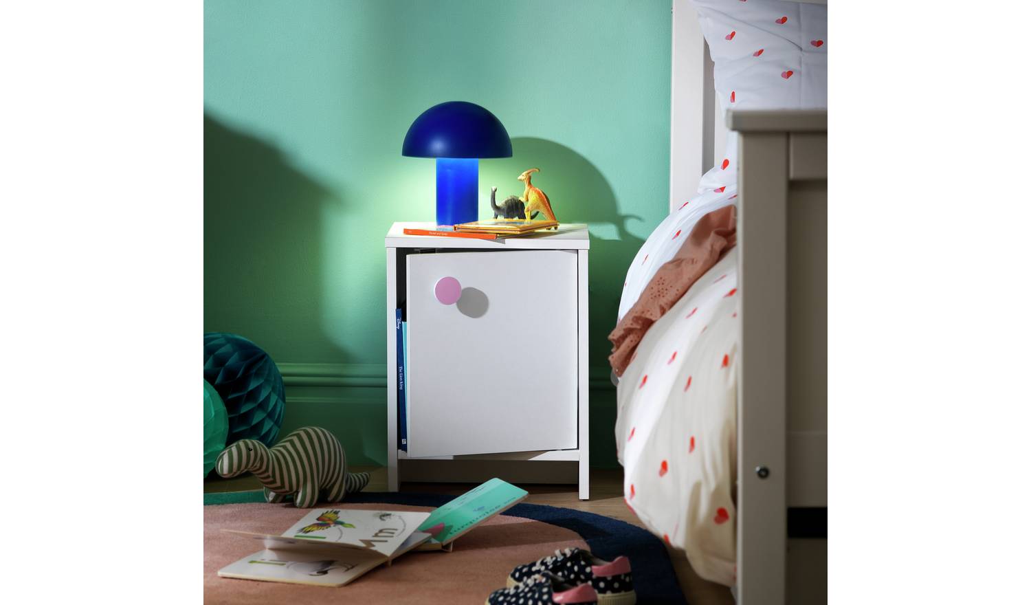 Argos Home Kids Juno Bedside Table -White