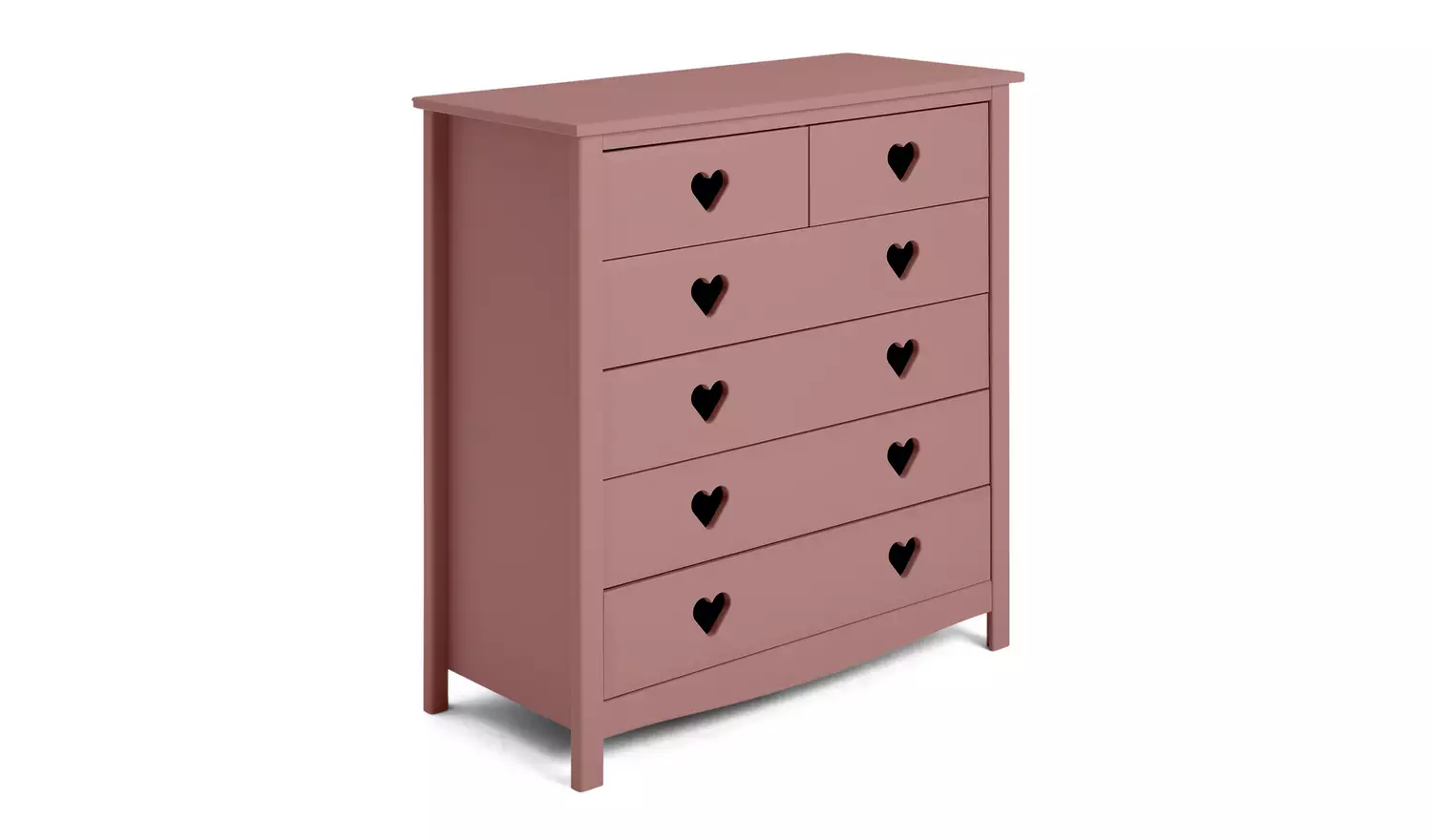 Argos Home Kids Mia 6 Drawer Chest - Pink