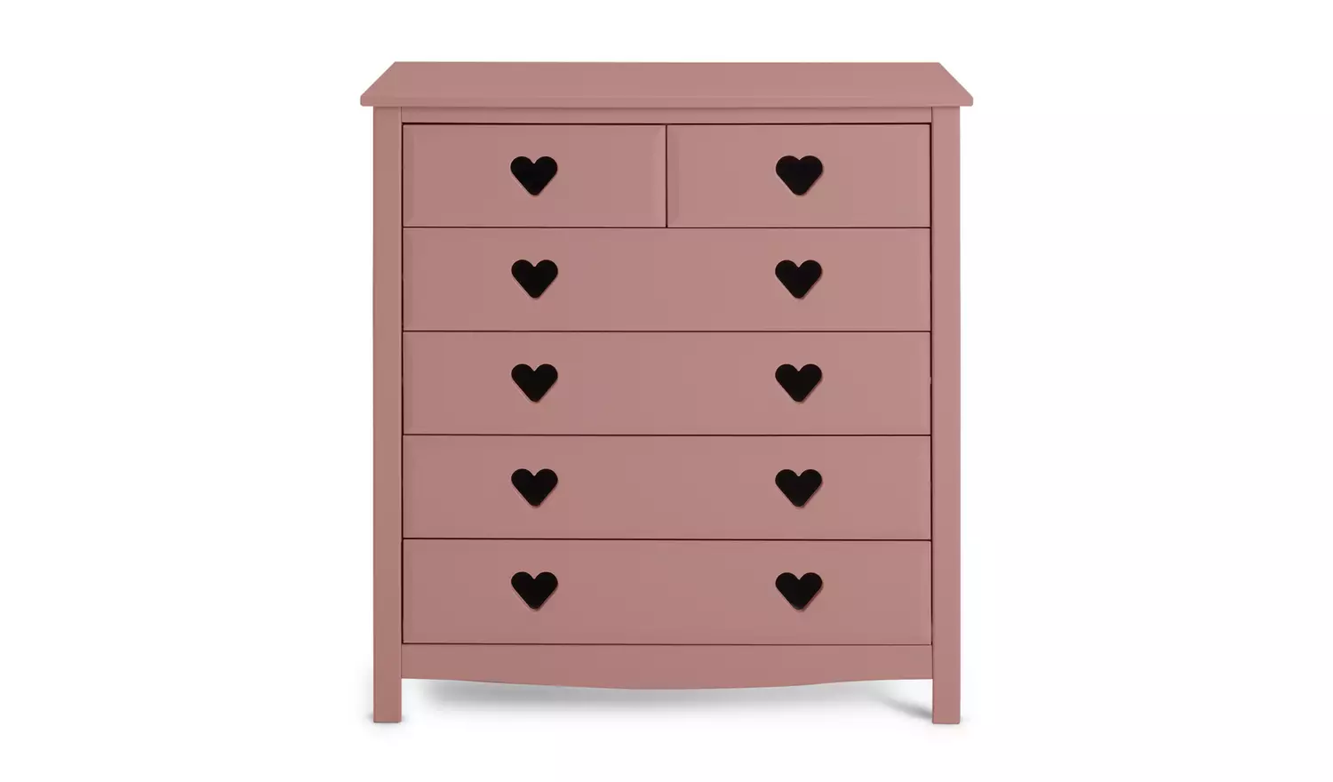 Argos Home Kids Mia 6 Drawer Chest - Pink